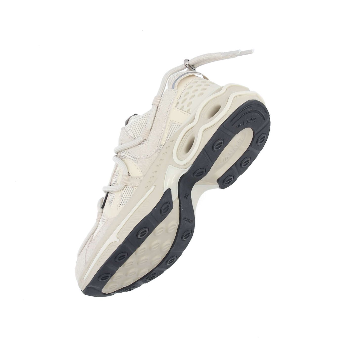 WILLO RUNNER W - MESH/SUEDE - BEIGE/BIANCO SPORCO